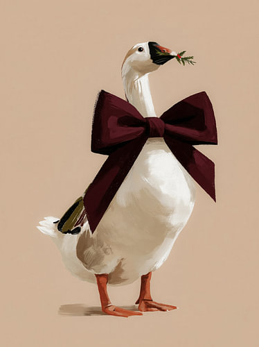 Ein Hauch von Weihnachten, eine Gans voller Charme