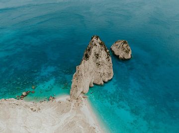 Coastal Beauty of Zakynthos - The Majestic Cliffs in Azure Water (2/2) by Dixy Kracht