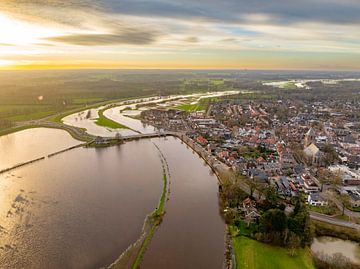 Vecht river high water level flooding at Dalfsen by Sjoerd van der Wal Photography