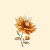 Une adorable abeille sur un tournesol sur Pixelbull Design