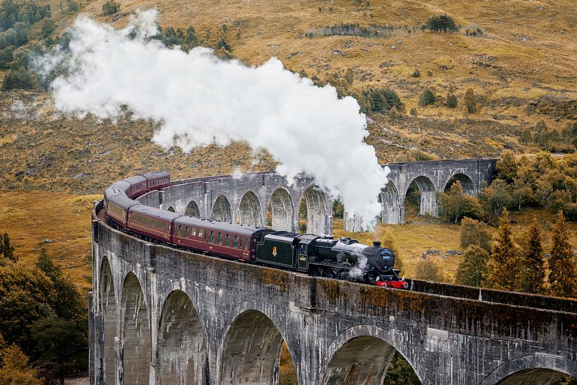 Harry Potter train - Scotland Glennfinnan viaduct by Keesnan Dogger Fotografie