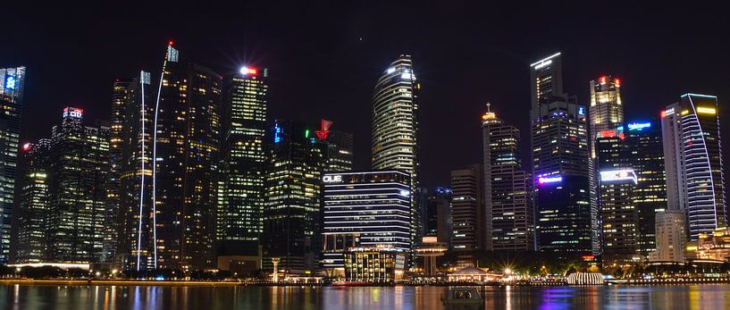 Skyline van Singapore von Tom de Groot