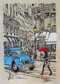 BLAUWE CITROEN van LOUI JOVER