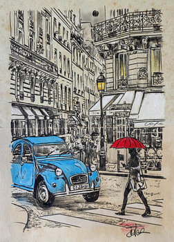 BLUE CITROEN
