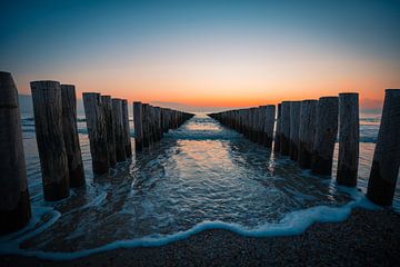 Breakwaters at Dishoek by Andy Troy