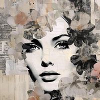 Dame aux fleurs