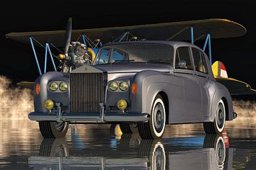 The Rolls-Royce Silver Cloud III From 1963 by Jan Keteleer (JanKé): A Journey Beyond the Canvas