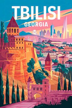 Tbilisi, Georgië. van Poster Art Shop
