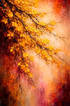 Herfstige gloed van Uwe Kiefer