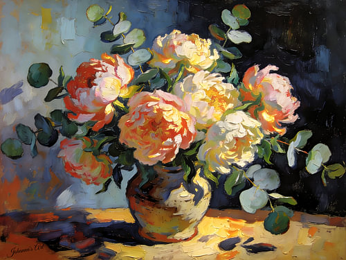 Eternal Bloom collectie - Golden Hour-boeket