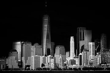 FineArt en noir et blanc, Manhattan sur Eddy Westdijk