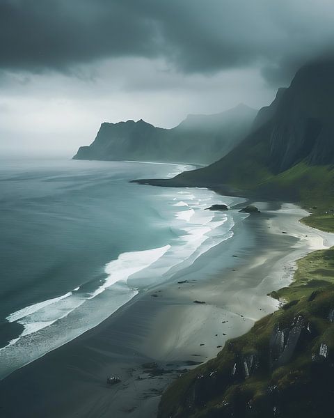 Neuseeländische Panoramawunder von fernlichtsicht