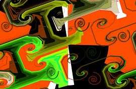 Abstrakte spiralen2 von Roswitha Lorz