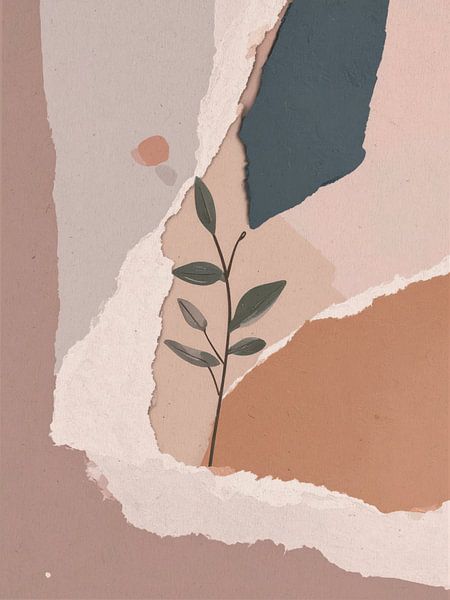 ZEN: Wabi-Sabi Collage: Peace and Natural Simplicity by Studio Pieternel