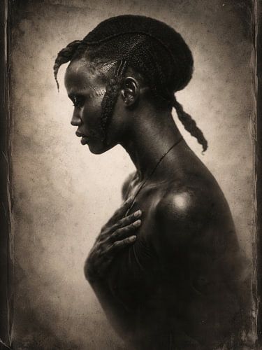 Portrait of a woman from The Gambia