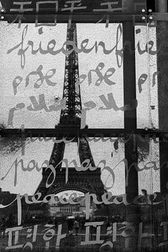 Muur voor vrede in Parijs van Fronika Westenbroek
