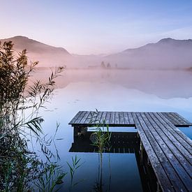 Sunrise at the lake by Michael Blankennagel