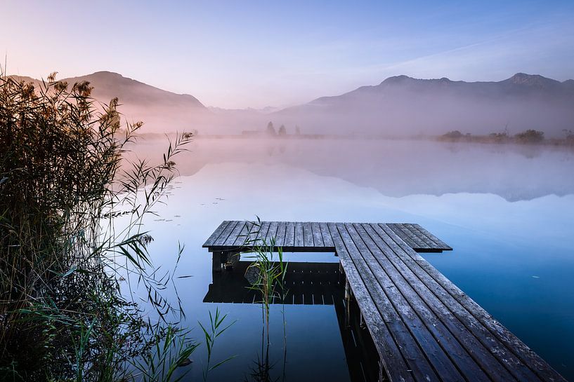 Sonnenaufgang am See von Michael Blankennagel