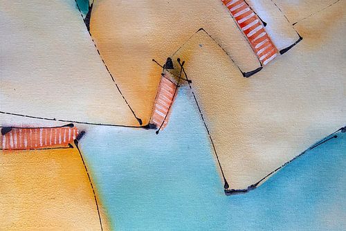 View through 4 in the dunes of Schoorl