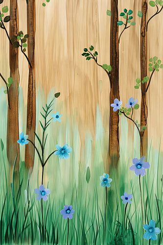 Bloemenweide Bos