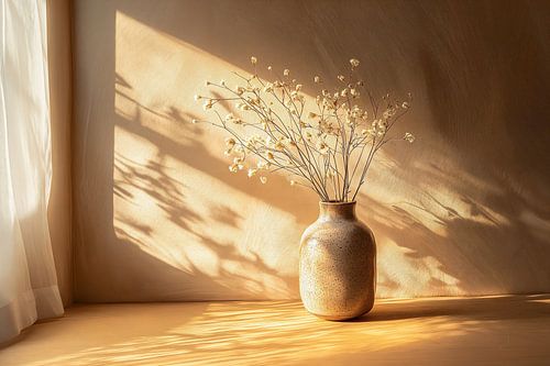 Dried Flowers in Sunlight