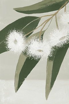 White silence on a branch