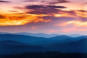 Schweregrad bei Sonnenuntergang