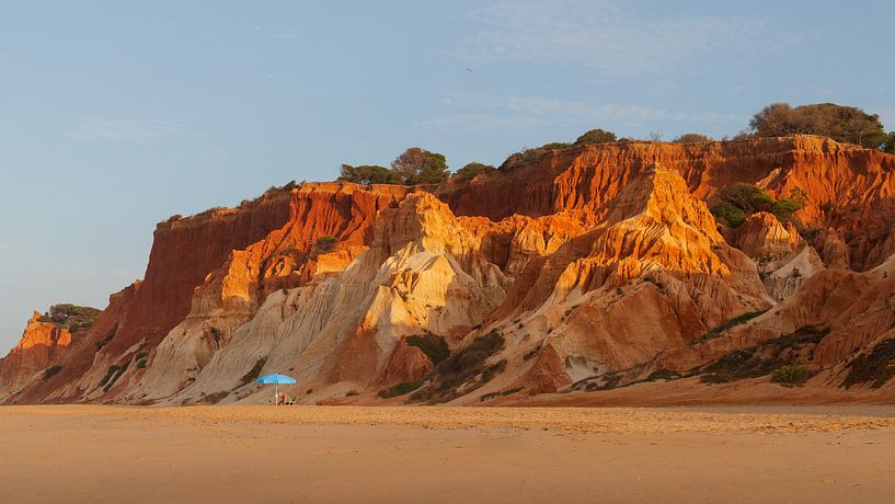 Cliffs of Praia da Falésia by Captured Created by Cathleen