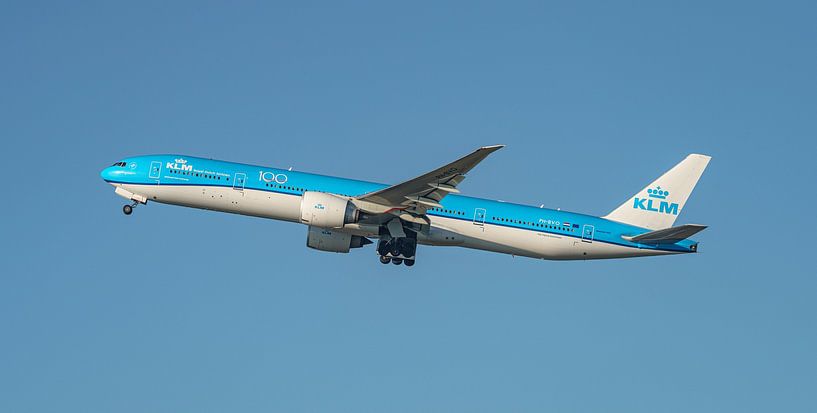 Décollage du Boeing 777-300 de KLM. par Jaap van den Berg
