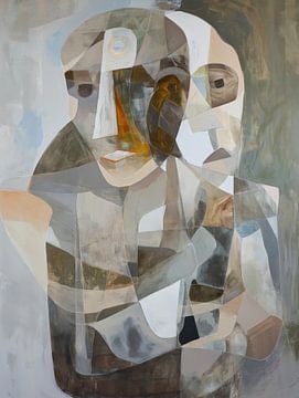 Mens abstract van Bert Nijholt