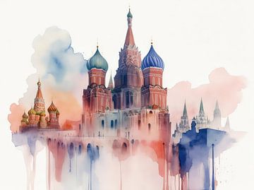 Fictional image of Moscow by Brian Morgan