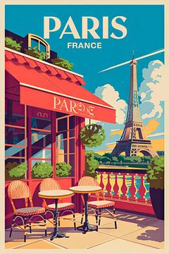 Parijs, Frankrijk van Poster Art Shop