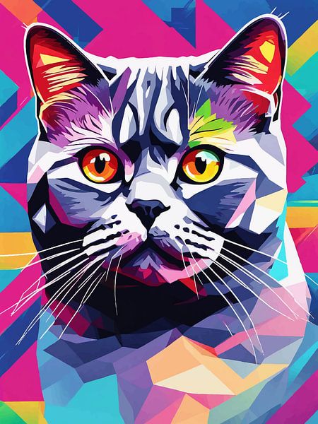Britisch Kurzhaar Pop Art 2 von MIROKKU