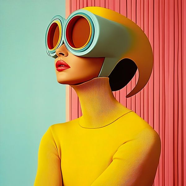 Futuristisch Retro van Lauri Creates