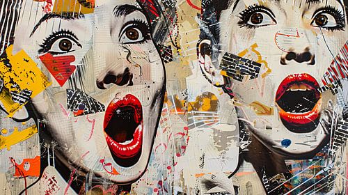 Japanse Geisha schilderij