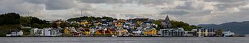 Panorama Kristiansund Norwegen von Leon Brouwer