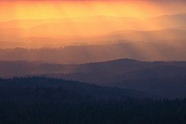 Abendstimmung am Lusen von Marko Sarcevic