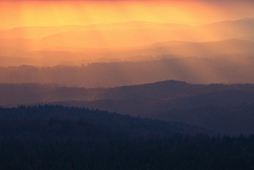 Evening atmosphere at the Lusen by Marko Sarcevic