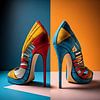 Shoes art no.1 van Gert-Jan Siesling