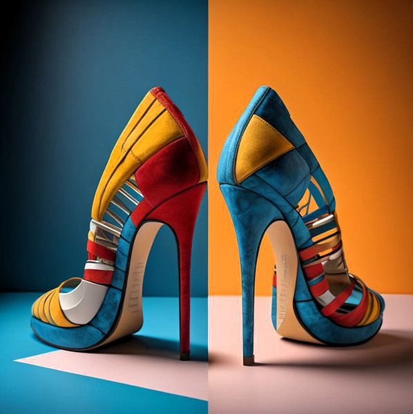Shoes art no.1 van Gert-Jan Siesling