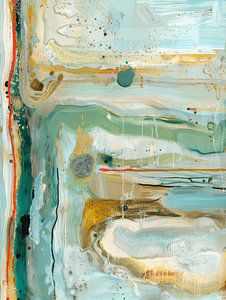 Abstrait moderne aux couleurs pastel
