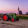 Tracteur ancien Deutz sur Rene du Chatenier