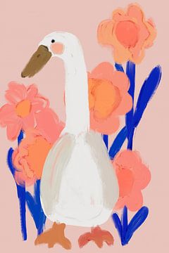 Goose At Spring von Treechild