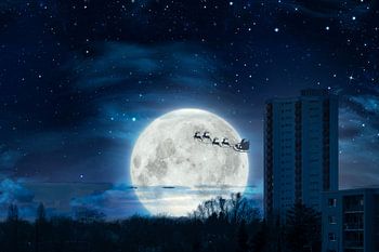 Weihnachtsbild - künstlich