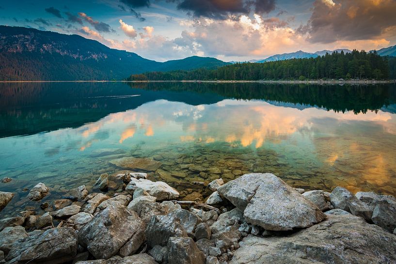 Summer morning at the Eibsee by Martin Wasilewski