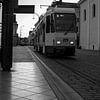 Foto van een tram in het stad van Sebastian Stef