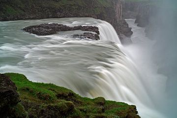 Gullfoss waterfall von Ab Wubben