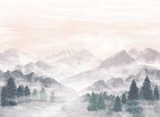 Misty mountains by Petra van Berkum thumbnail