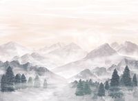 Mist in de bergen