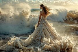 Braut in der Brandung von Egon Zitter